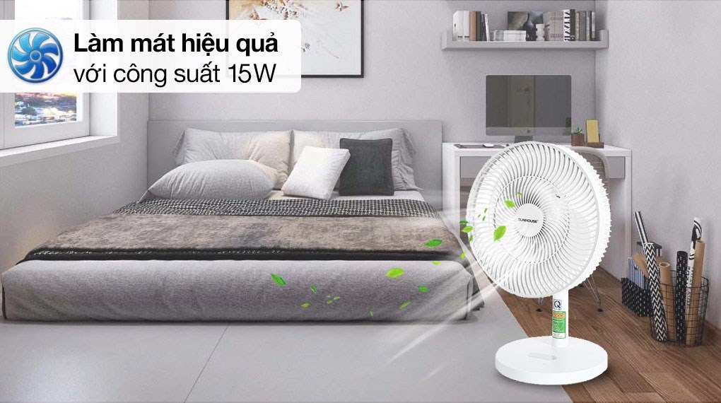 Quạt sạc tích điện mini