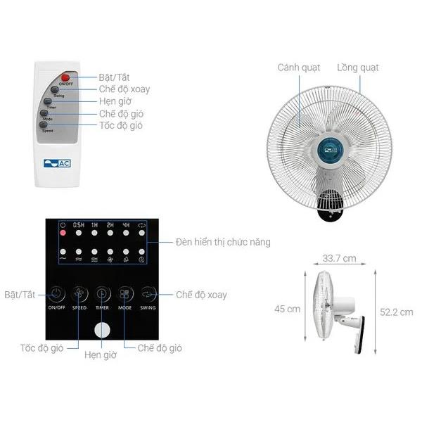 Quạt Treo Tường AC AWF02A163