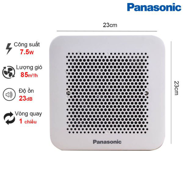 Quạt hút âm trần Panasonic FV-17CU9 - 1 cấp tốc độ