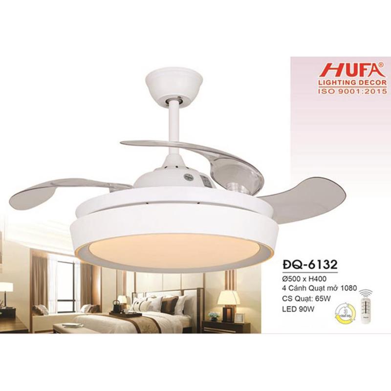 Quạt trần đèn giấu cánh Hufa ĐQ-6132