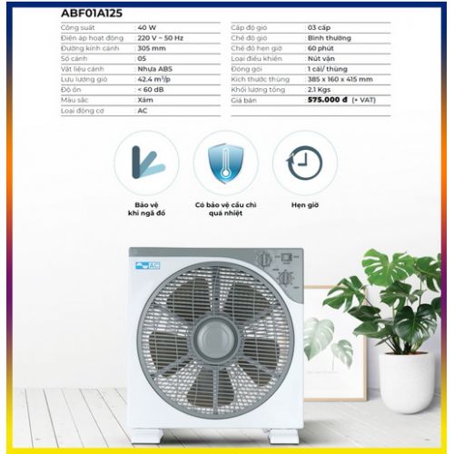 Quạt Hộp AC ABF01A125 40W