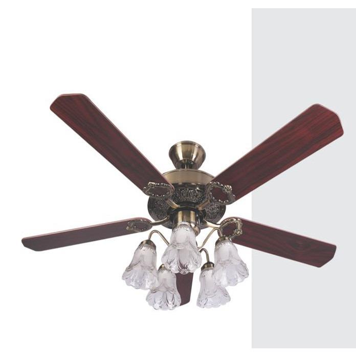 Quạt đèn trần Verona QT-601 cánh gỗ