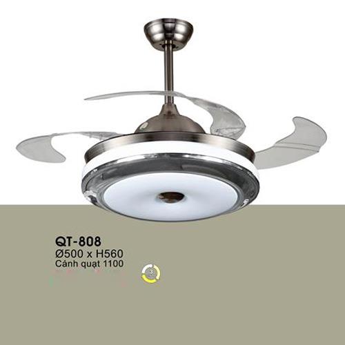 Quạt trần đèn giấu cánh Verona QT-808