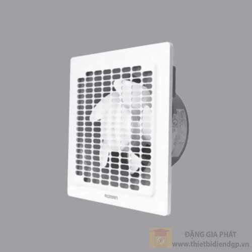 Quạt thông gió âm tường siêu mỏng có cánh 15cm RBVM15