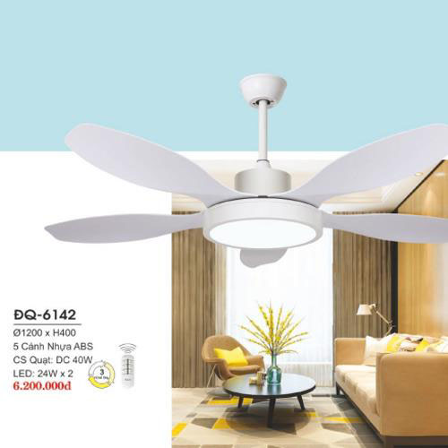 Quạt đèn trần Hufa ĐQ-6142 cánh nhựa ABS ĐQ-6142