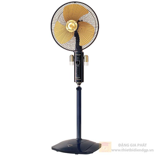 Quạt đứng màu vàng kim, đ.kính quạt 40cm, 57W F-407WGO