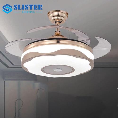 Quạt trần đèn giấu cánh Slister F8 F8