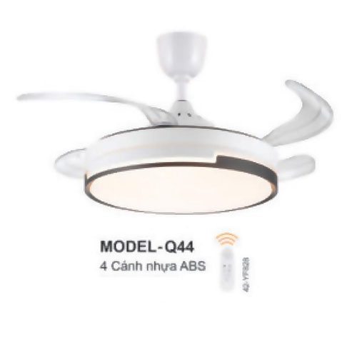 Quạt trần đèn giấu cánh Euroto MODEL-Q44 MODEL-Q44