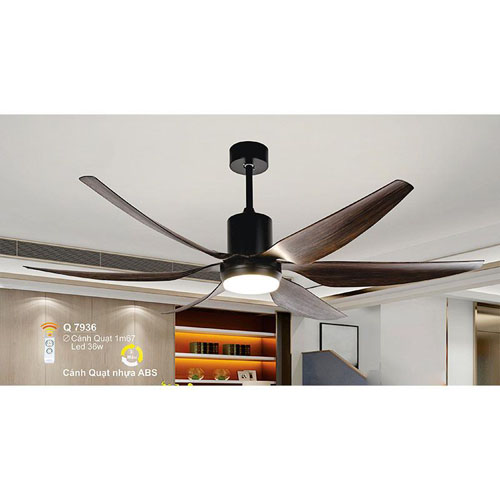 Quạt đèn trần Sano Q 7936 cánh nhựa ABS Q 7936