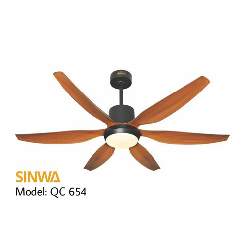 Quạt đèn trần Sinwa QC654 6 cánh nhựa ABS QC654