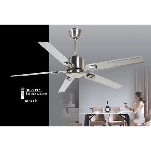 Quạt trần Sano QĐ 7919/5 cánh sắt QĐ 7919/5