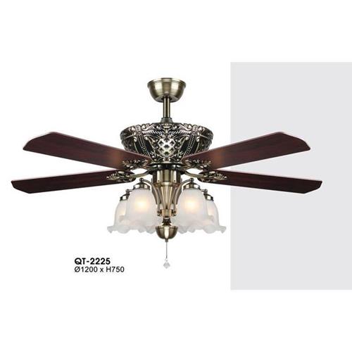 Quạt đèn trần Verona QT-2225 5 cánh gỗ QT-2225