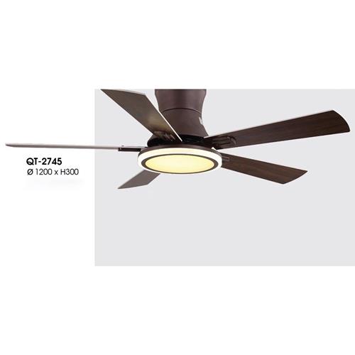 Quạt đèn trần Verona QT-2745 5 cánh gỗ QT-2745