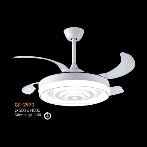 Quạt trần đèn Verona QT-2970 ánh sáng 3 màu QT-2970