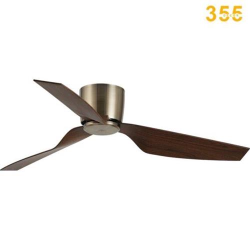 Quạt trần 355 DECOR QT31E cánh nhựa ABS vân gỗ nâu QT31E