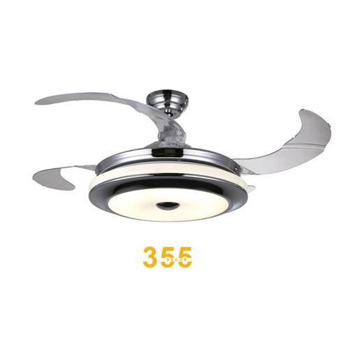 Quạt trần đèn giấu cánh 355 DECOR QT4205 QT4205