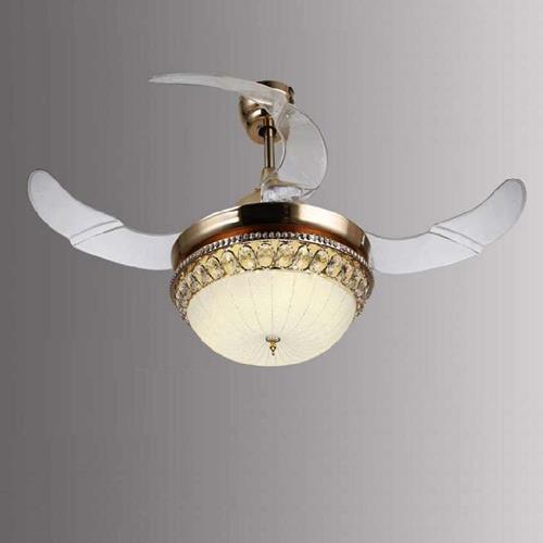 Quạt trần đèn giấu cánh 355 DECOR QT4215 QT4215