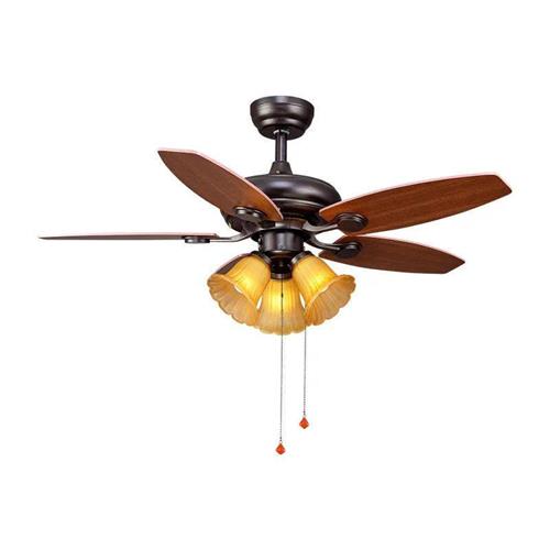 Quạt đèn trần 355 DECOR QT4224 cánh gỗ QT4224