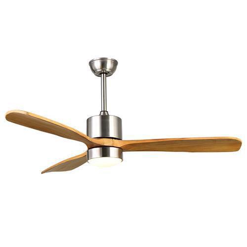 Quạt đèn trần 355 DECOR QT42 cánh gỗ màu tự nhiên QT42