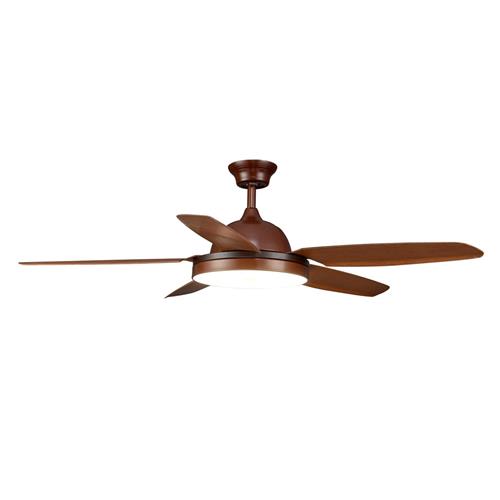 Quạt đèn trần 355 DECOR QT5602 cánh gỗ QT5602