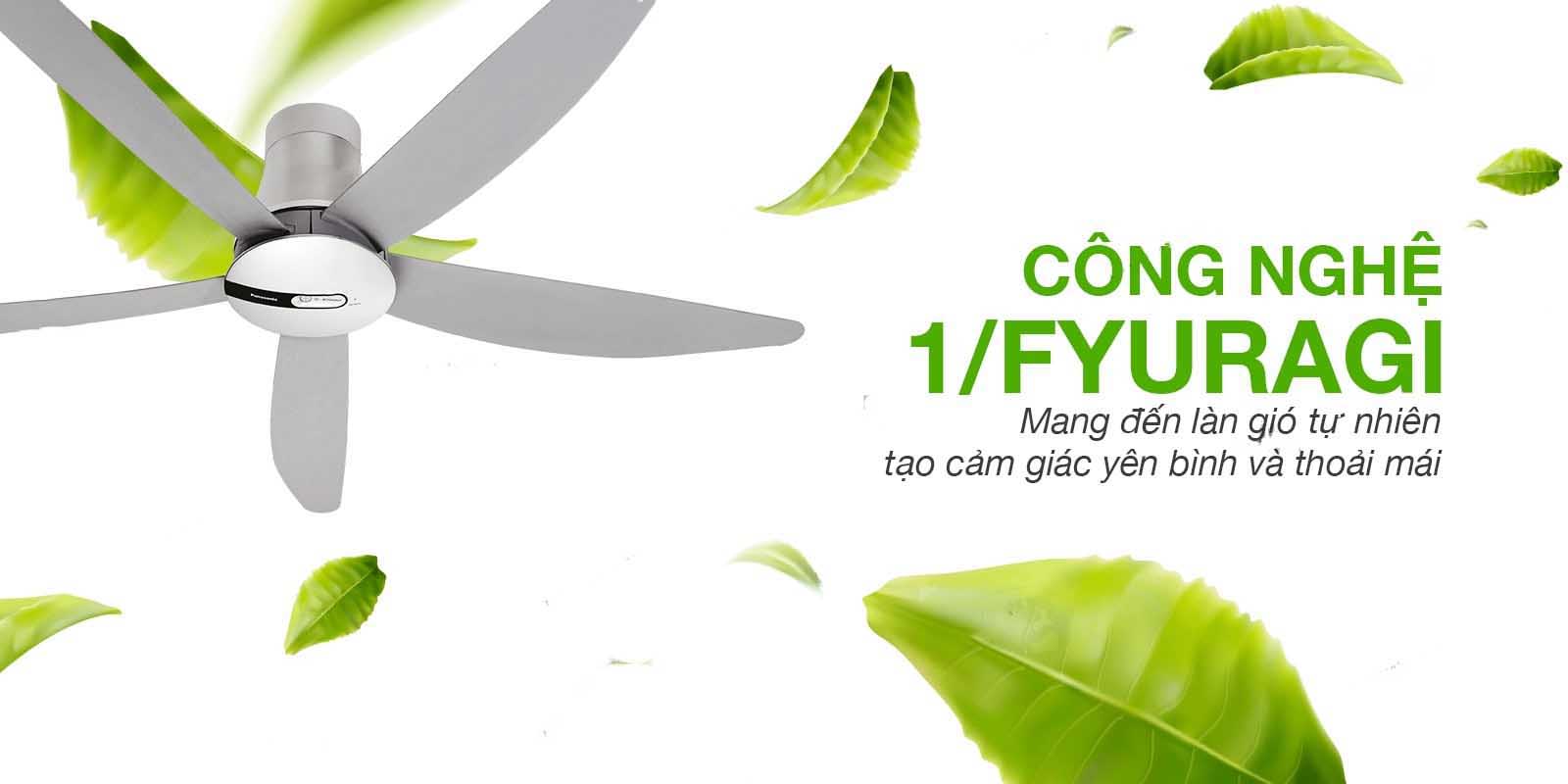 công nghệ 1/f Yuragi giúp tạo ra một làn gió mềm mại