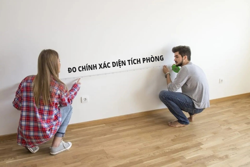 Đo chính xác diện tích phòng
